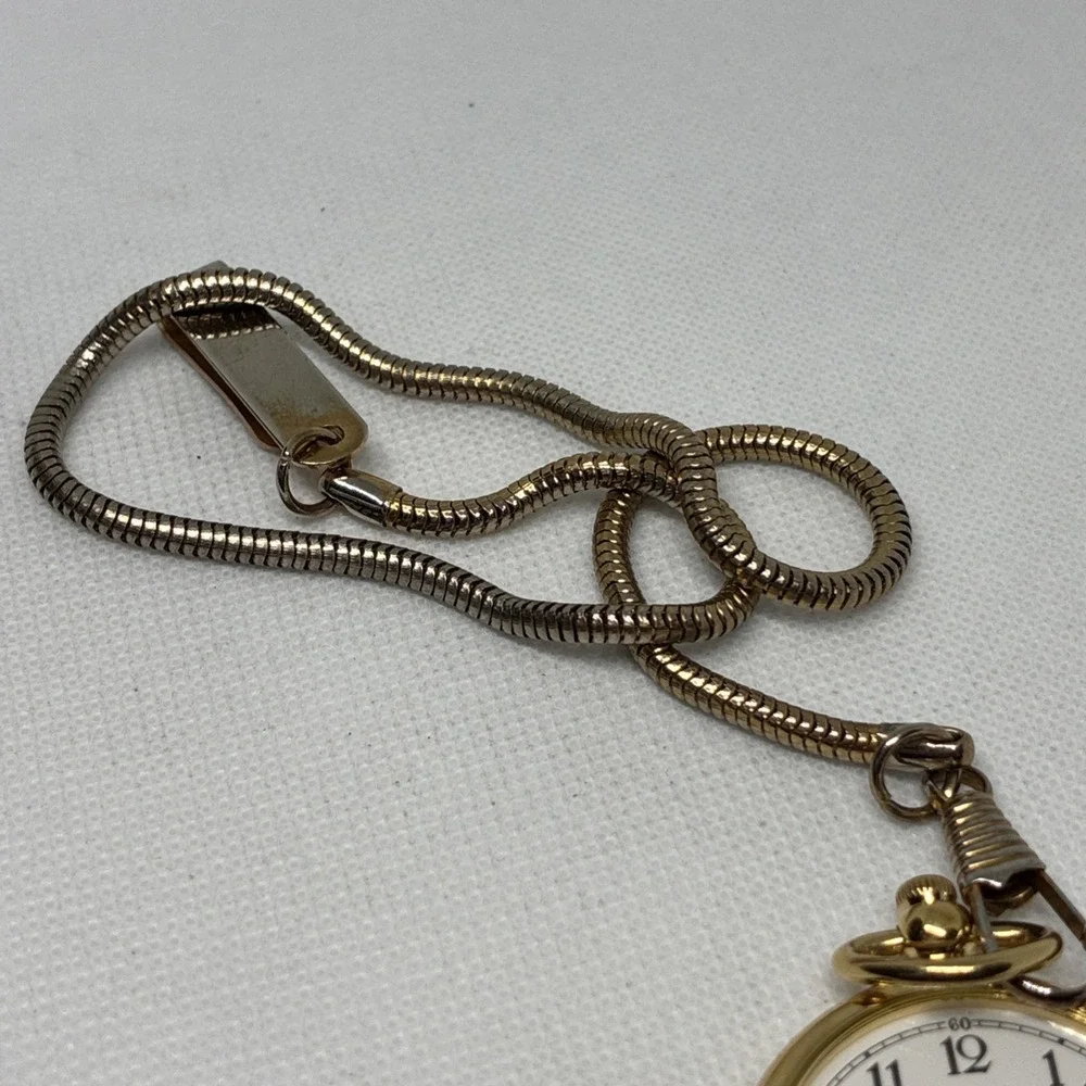 Vintage SEIKO SUCCESS Alba V306-9A00 Quartz Pocket Watch - Running!